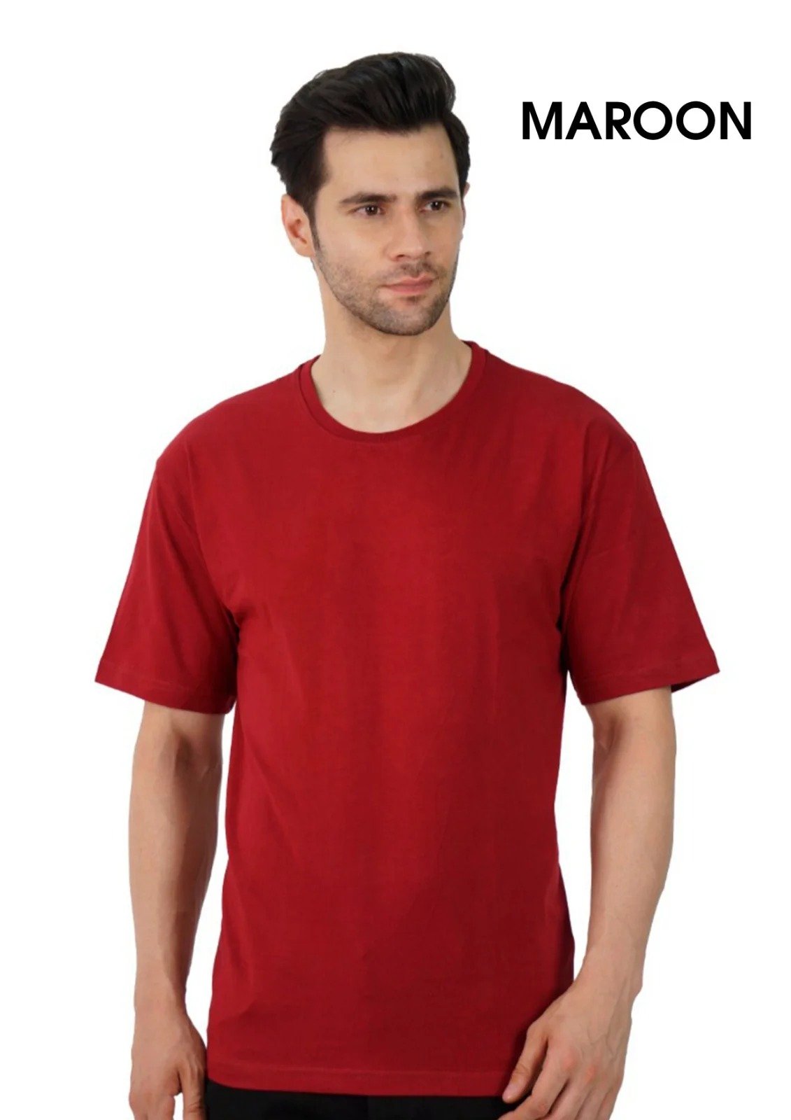 Round Neck Men's T-Shirts Biowash 180 GSM - View 4